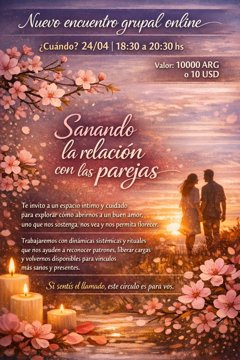 Taller Online Sanando la relacion de pareja